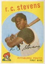 1959 Topps Baseball Cards      282     R.C. Stevens WB